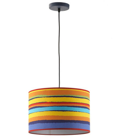 Onli Arcobaleno Cylindrical Pendant Ceiling Light, Rainbow