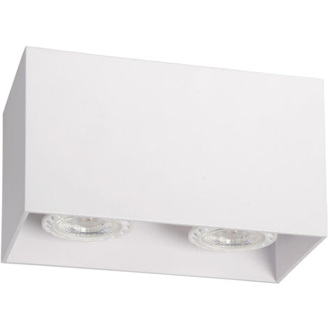Lucide BODI - Surface Mounted Ceiling Spotlight - 2xGU10 - White