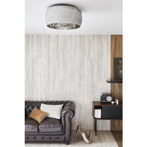 Lucide PEARL - Flush Ceiling Light - Ø50cm - 6xG9 - Chrome