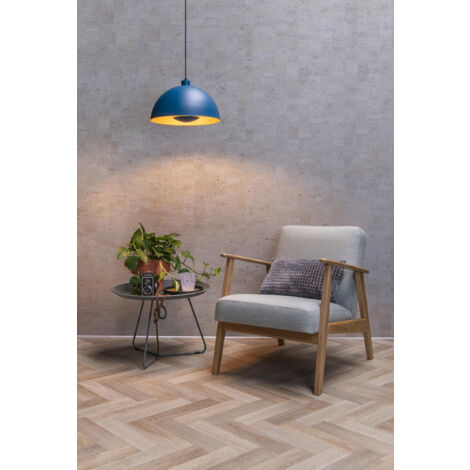 Lucide SIEMON - Pendant Light - Ø40cm - 1xE27 - Blue