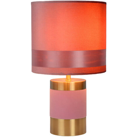 Lucide EXTRAVAGANZA FRIZZLE - Table Lamp - Ø18cm - 1xE14 - Pink