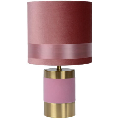 Lucide EXTRAVAGANZA FRIZZLE - Table Lamp - Ø18cm - 1xE14 - Pink