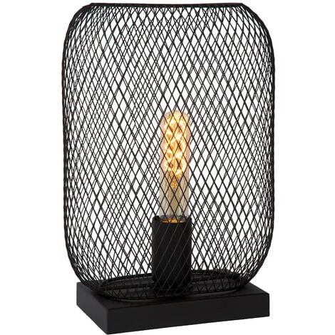 Wire mesh on sale table lamp