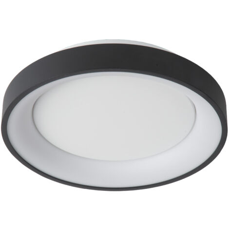 Lucide VIDAL - Flush Ceiling Light - Ø28cm - LED Dim. - 1x20W 2700K - Black