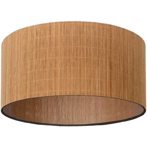 Lucide MAGIUS - Flush Ceiling Light - Ø42cm - 1xE27 - Light Wood