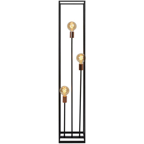 Lucide ARTHUR - Floor Lamp - 3xE27 - Black