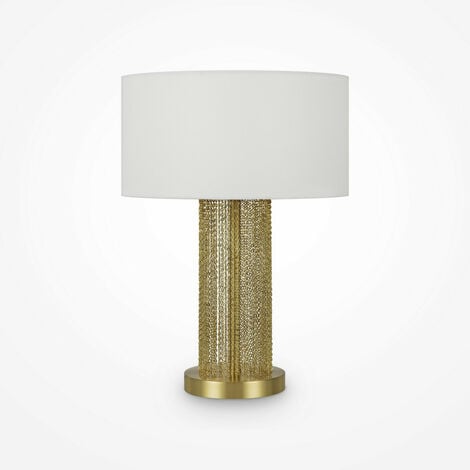 Round on sale gold lamp