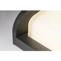 Faro MASK - Integrated LED Flush Wall Light Outdoor Wall Light Grey, 3000K, IP65