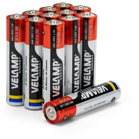 Multipack 24 Batterie High Power Mini Stilo AAA Alcaline LR03 1,5V