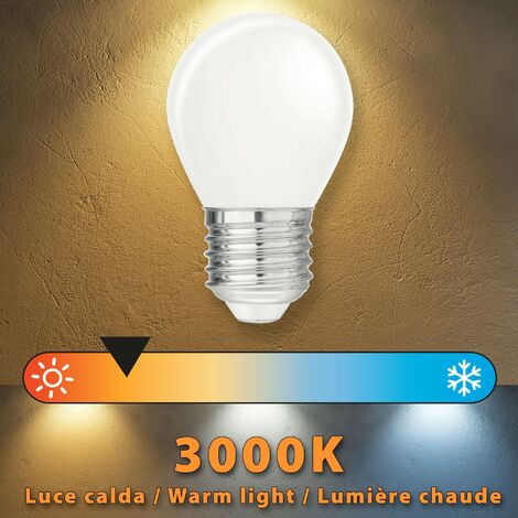 Luci da Esterno  Lampadina LED Sfera Incanto 2W E27 a filamento