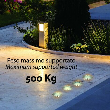 Faretto Incasso Led Da Esterno - Faretti Ad Incasso Giardino, Faretto Da  Incasso A LED Impermeabile IP67, Illuminazione Da Incasso Per Esterni Da  Esterno, Per Esterno, Strada, Giardino, Patio ( Color 