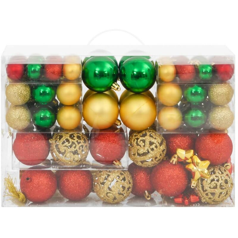 44 Pcs Boules De Noël En Plastique Incassable - Décoration Sapin - 9