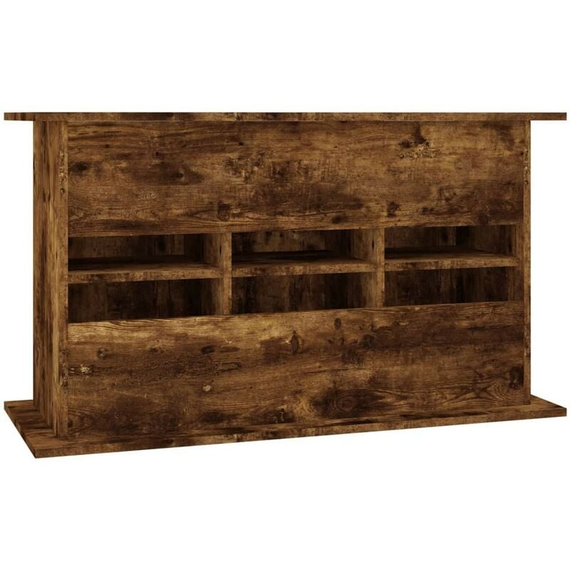 Meuble Marron Foncé Pour aquariums de 100 X 40 cm. 3 Portes Support solide et stable pour aquariums 2
