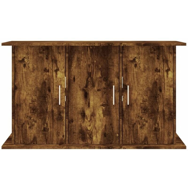 Meuble Marron Foncé Pour aquariums de 100 X 40 cm. 3 Portes Support solide et stable pour aquariums 3