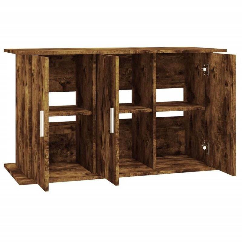 Meuble Marron Foncé Pour aquariums de 100 X 40 cm. 3 Portes Support solide et stable pour aquariums 4