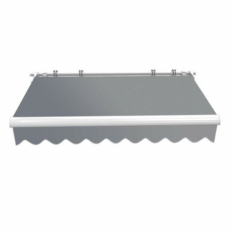 Store de terrasse Gris 3 X 2,5 m Store banne de qualité (1/5)