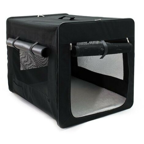 Cage de transport L pliable Chiens (76x56x61 cm)