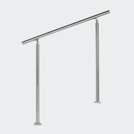 Rampe D'Escalier, Main Courante, Sur Pied, 120 cm, En Acier Inoxydable
