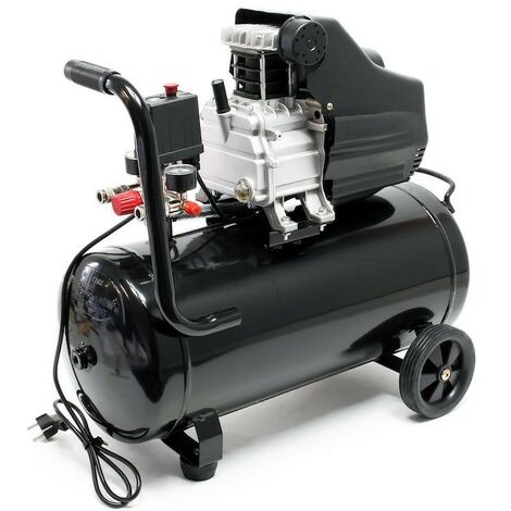 Compresseur d'air comprimé de 50 litres avec une puissance de 2cv, 1500w et une pression de 8 bar (1/5)