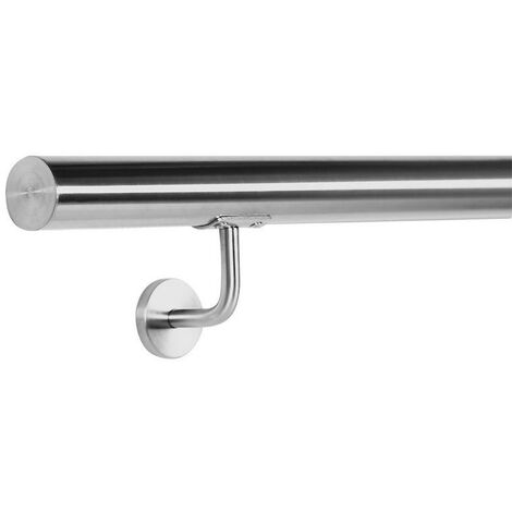 Rambarde, Rampe D'Escalier Ou Main Courante, 190 cm, Acier Inoxydable