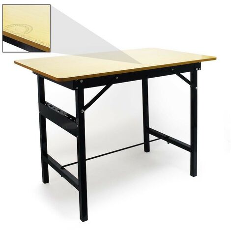 Établi Pliable avec Règle et Rapporteur : Robuste jusqu'à 150 kg (1/5)