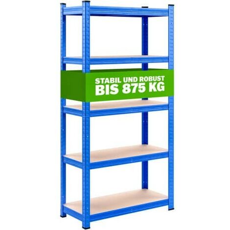 Étagère Modulable à Charge Lourde bleue : 180 X 90 X 40 cm Robuste et Polyvalente, 875 kg (1/4)