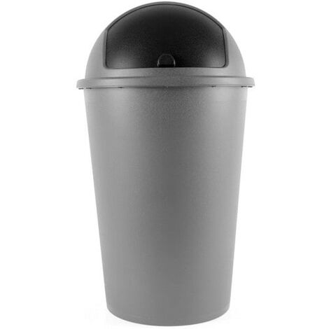Poubelle Brim par Umbra avec couvercle 50 L 084200-1313