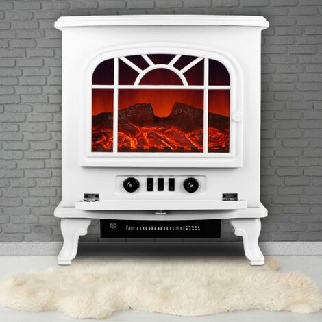 Cheminée chauffage électrique 2000W Superbe design (1/5)