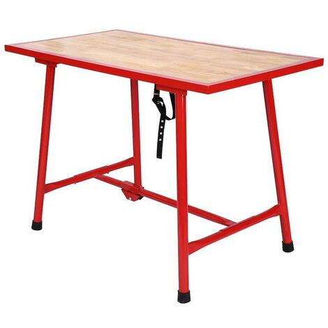 Table d'atelier pliable de dimensions 120 x 62 cm : une solution pratique pour vos travaux de bricolage (1/5)