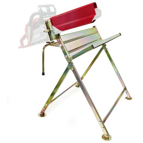 Chevalet De Sciage Tronçonnage avec guide Pour Bûches, 4 Pieds, Stable (1/3)