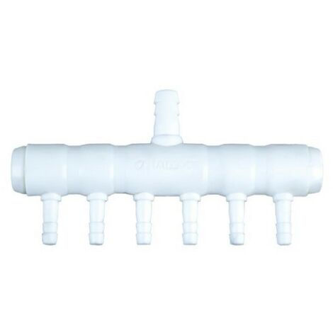 Multi Diviseur Plastique 6 Sorties Pour Aérateur & Pompe à Air Bassin & Aquarium (1/5)