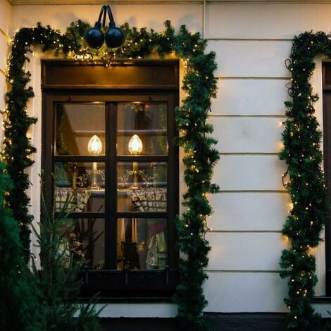 Guirlande de Noël imitation sapin 5m 100 LED Télécommande (1/5)