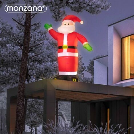 Décoration de Noël gonflable de 1,20 m de haut pour l'extérieur - Père