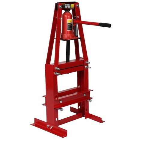 Presse Forme A d'atelier hydraulique de 6 tonnes Rouge