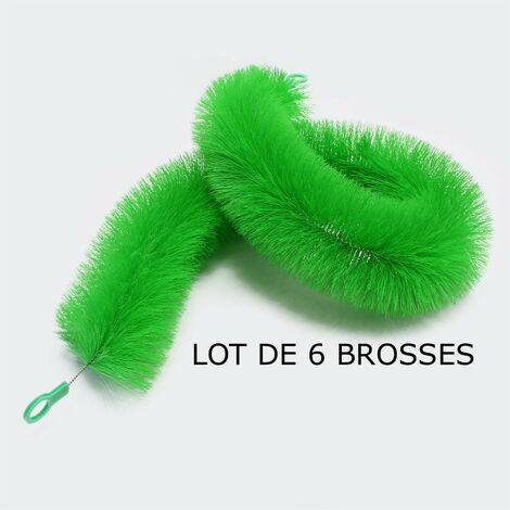 6 Brosses de frai 200 cm, 15 cm de diamètre pour koi et bassin (1/5)