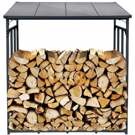 Range Bûches Extérieur 185 X 70 X 185 . Idéal rangement bois de chauffage (1/3)