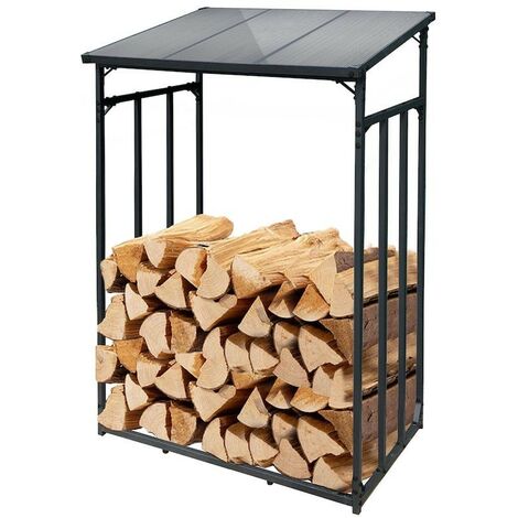 Range Bûches Extérieur 130 X 70 X 185 . Idéal rangement bois de chauffage