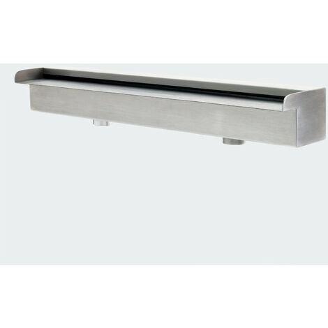 Lame D’Eau Acier Inox 304 30 Cm – Cascade Moderne Pour Bassin Extérieur – Installation Facile – Fabriqué En France