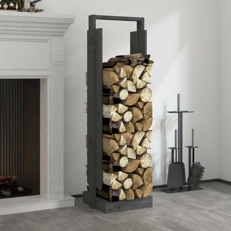 Costway 36 porte-bûche en fer avec 4pcs serviteurs de cheminée support