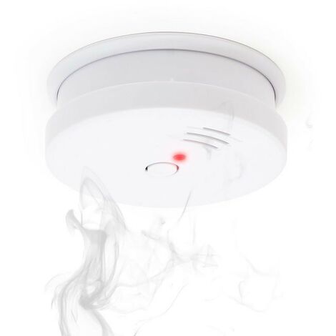 Détecteur de fumée + Pile 9V. Alarme Incendie Certifiée Normes Européennes (1/3)