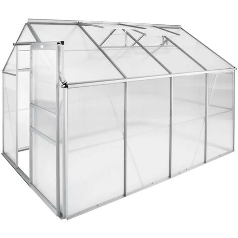 Serre de jardin Aluminium 250 x 185 x 195 cm. Qualité et Robustesse (1/5)