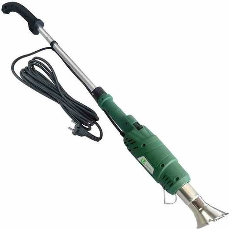 Le Poisson Qui Jardine – Désherbeur thermique gaz 2000W – Choc thermique jusqu'à 650°C – Manche télescopique – Écologique sans produits chimiques