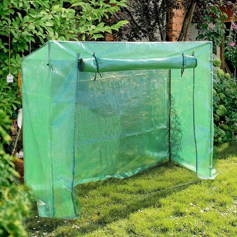 Serre de Jardin en Bàche Souple 200 x 77 x 169 cm. Fabriquée en polyéthylène (1/3)