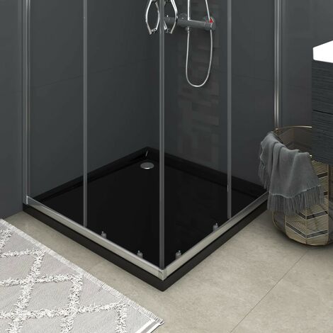 Receveur de Douche Noir. 80 X 80 cm. Bac de Douche de Qualité & Moderne (1/5)