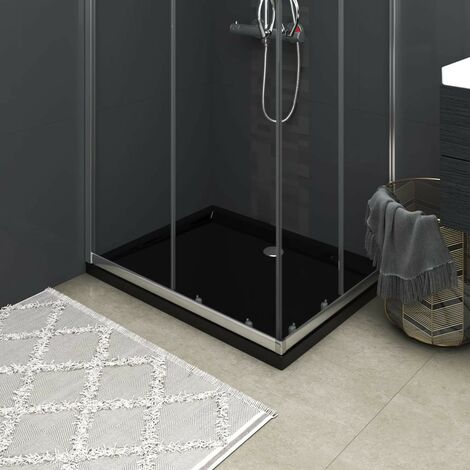 Receveur de Douche Noir. 80 X 100 cm. Bac de Douche de Qualité & Moderne (1/5)