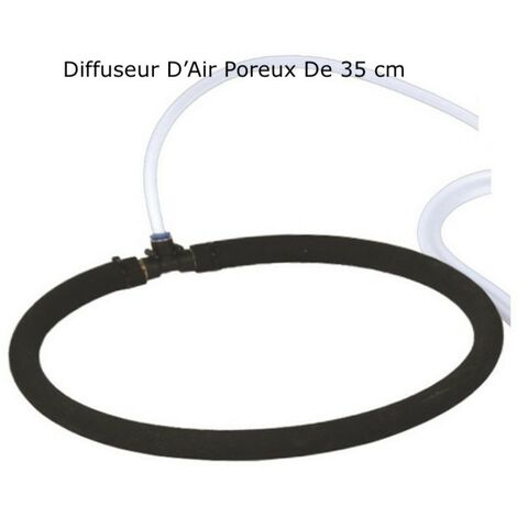 Diffuseur D'Air Poreux PREMIUM 35 cm Pour Bassins De Jardin + Tuyau