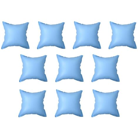 Lot de 10 oreillers de protection de piscine. A mettre sous la bàche de protection (1/5)