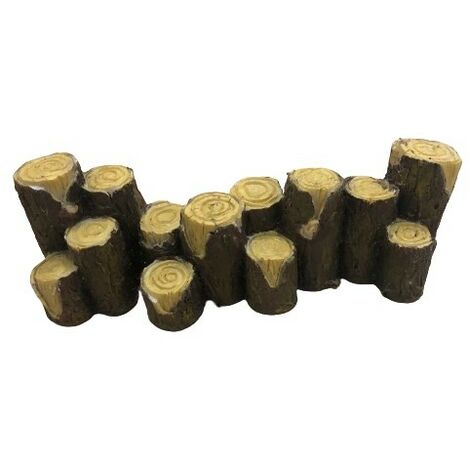 Rondins de bois décorations d'aquariums eau douce et eau de mer 25 cm