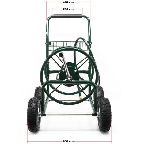 Enrouleur Chariot Pour Tuyau D'Arrosage, Jusqu'à 76 Mètres. - Le