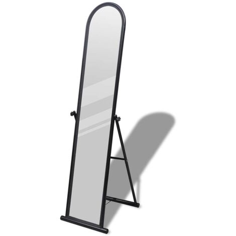 Grand Miroir 144 cm Noir pour la chambre ou la salle de bain. Idéal pour s'habiller (1/5)